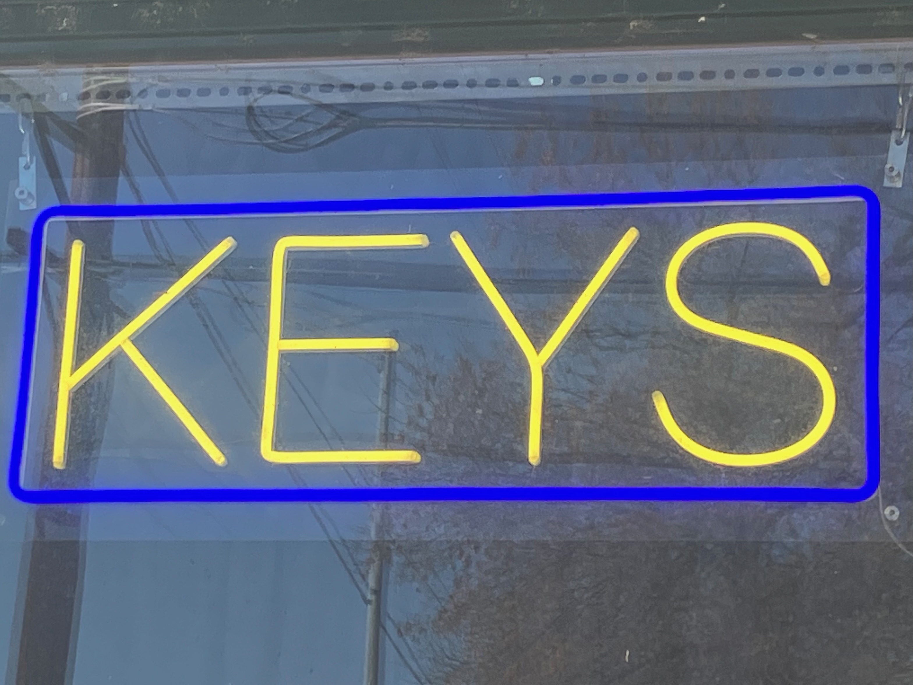 Neon Sign - KEYS